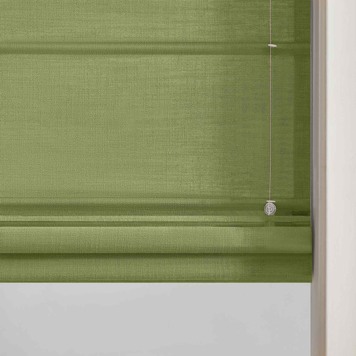 Lesley Custom Linen Roman Shades