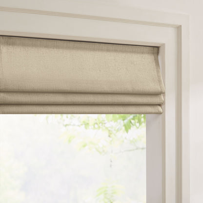 Lesley Custom Linen Roman Shades