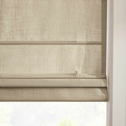 Lesley Custom Linen Roman Shades