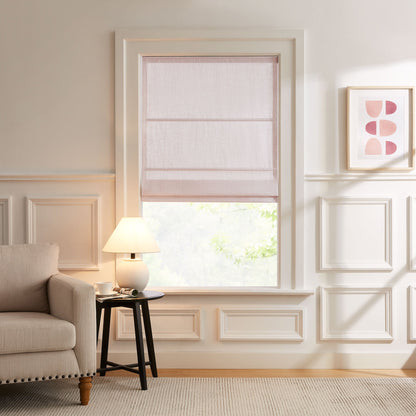 Lesley Custom Linen Roman Shades