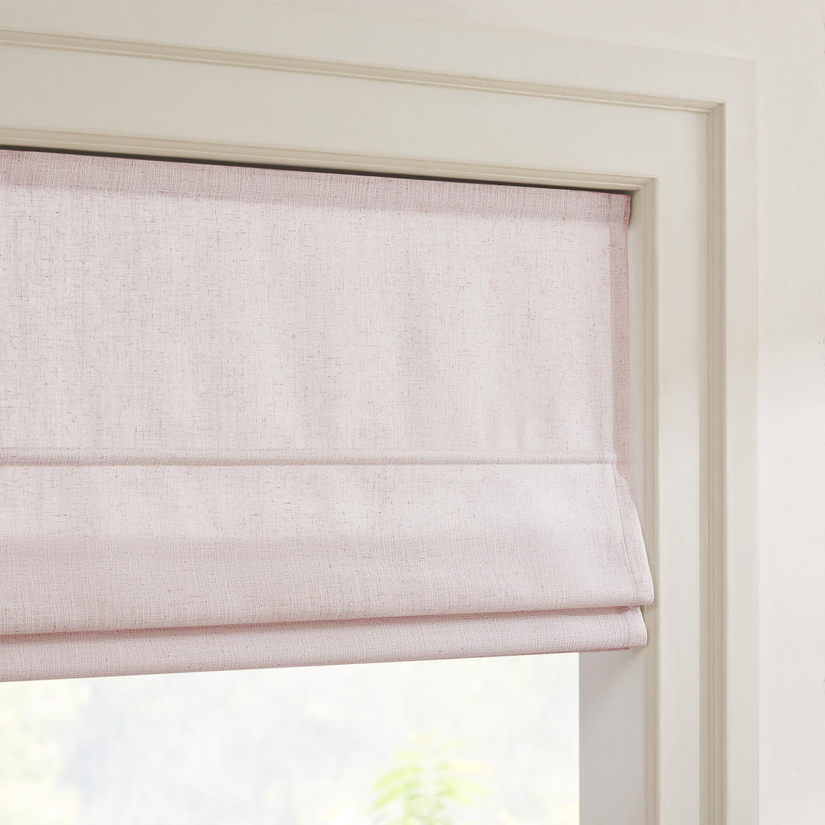 Lesley Custom Linen Roman Shades