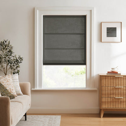 Lesley Custom Linen Roman Shades