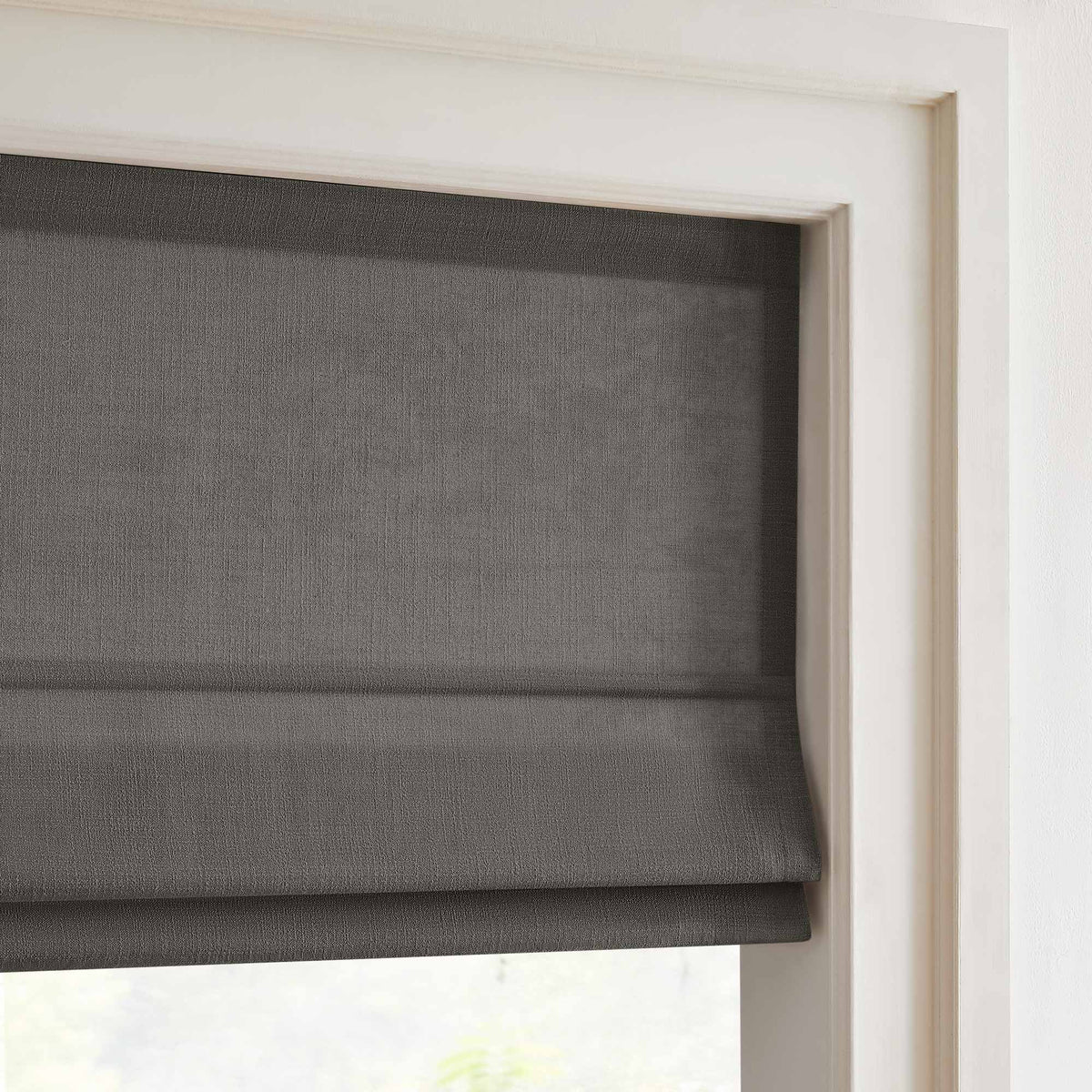 Lesley Custom Linen Roman Shades