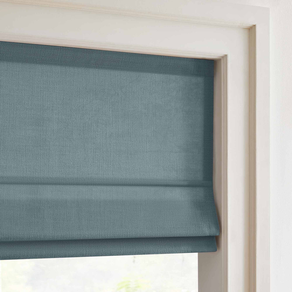 Lesley Custom Linen Roman Shades