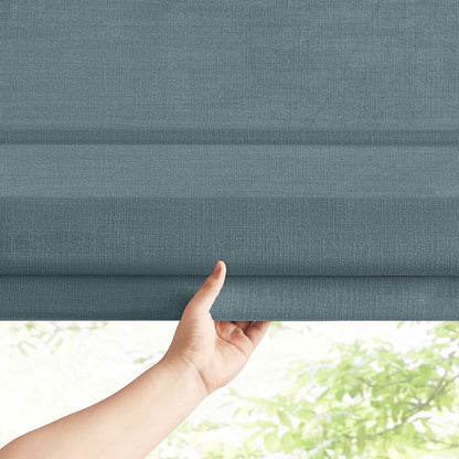 Lesley Custom Linen Roman Shades