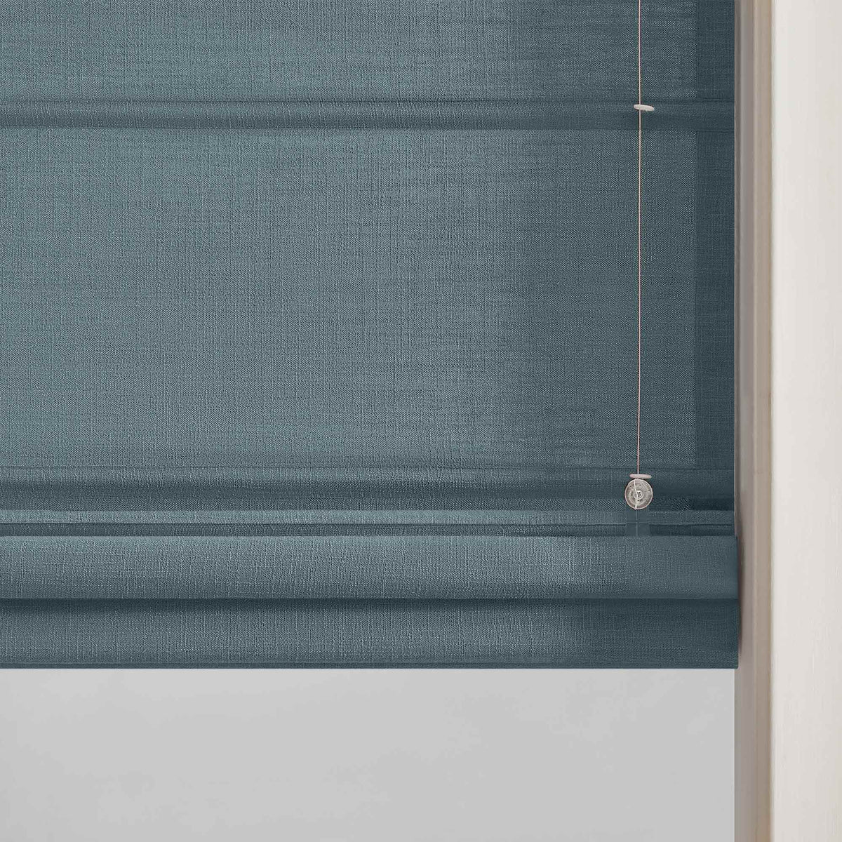 Lesley Custom Linen Roman Shades