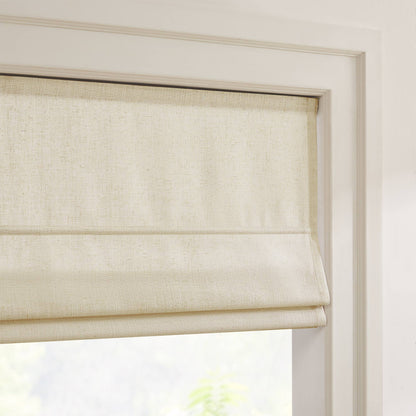 Lesley Custom Linen Roman Shades