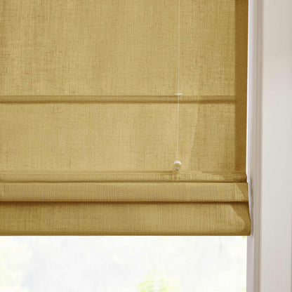 Lesley Custom Linen Roman Shades