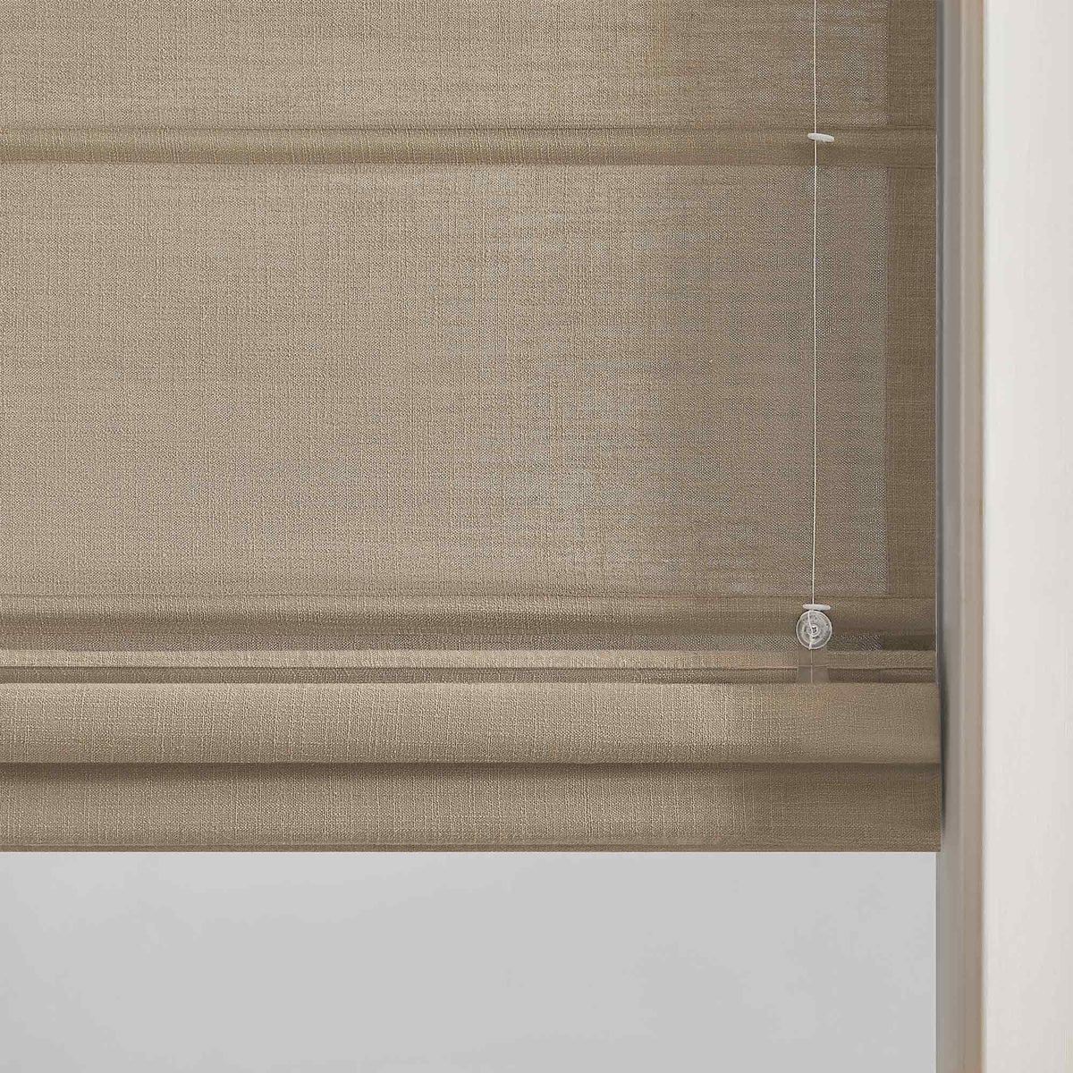Lesley Custom Linen Roman Shades