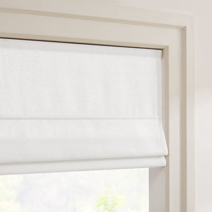 Lesley Custom Linen Roman Shades