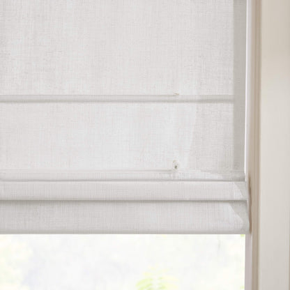 Lesley Custom Linen Roman Shades