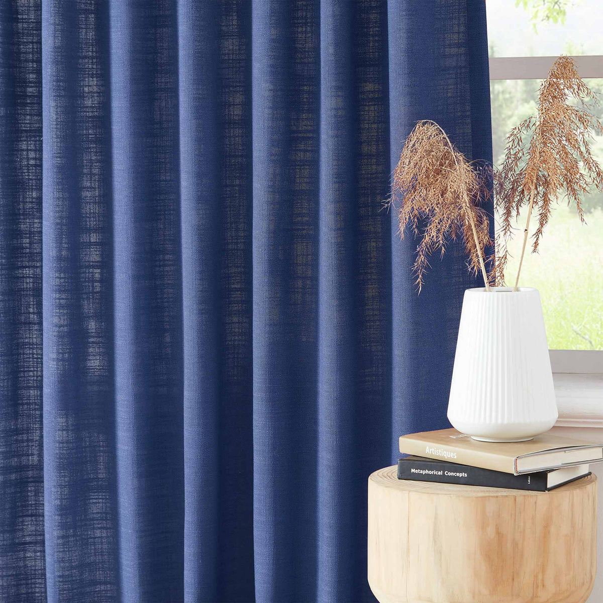 Lesley Linen Blend Curtains