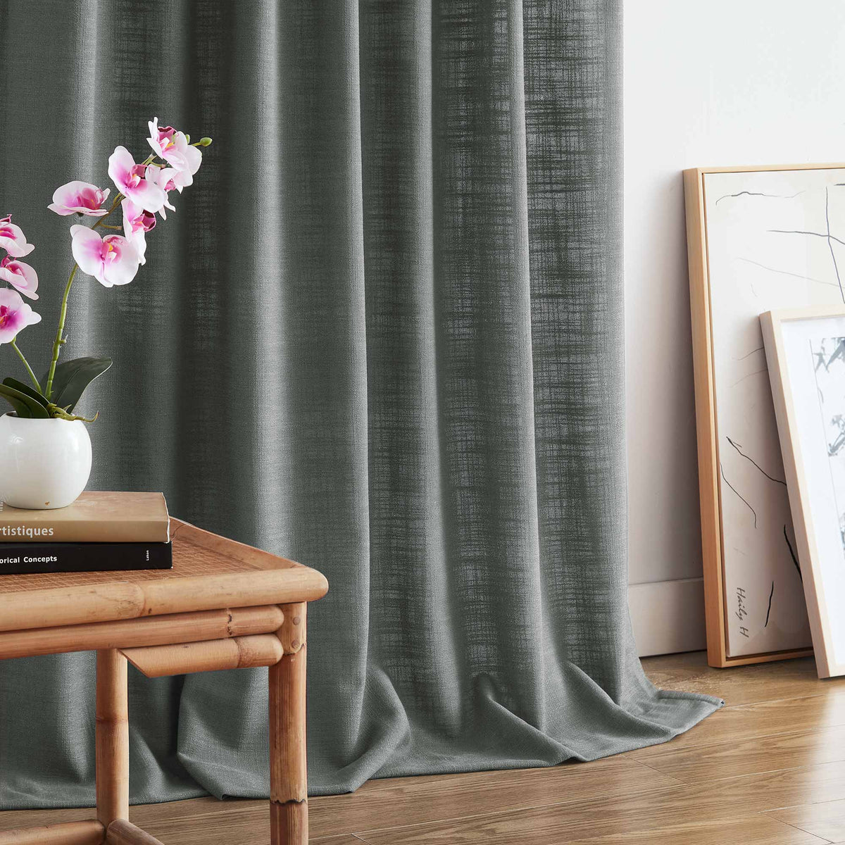 Lesley Linen Blend Curtains