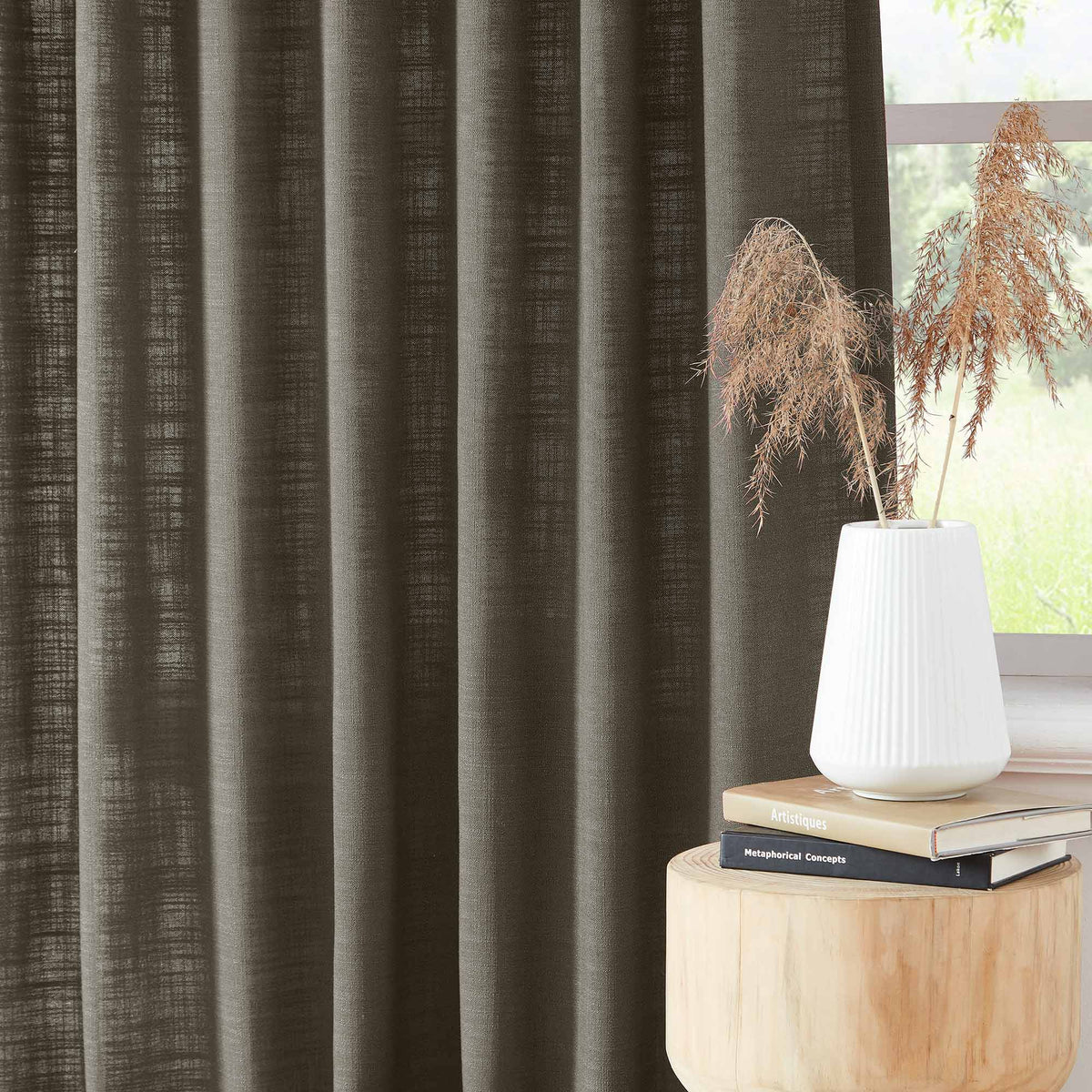 Lesley Linen Blend Curtains
