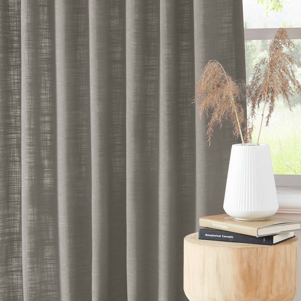 Lesley Linen Blend Curtains