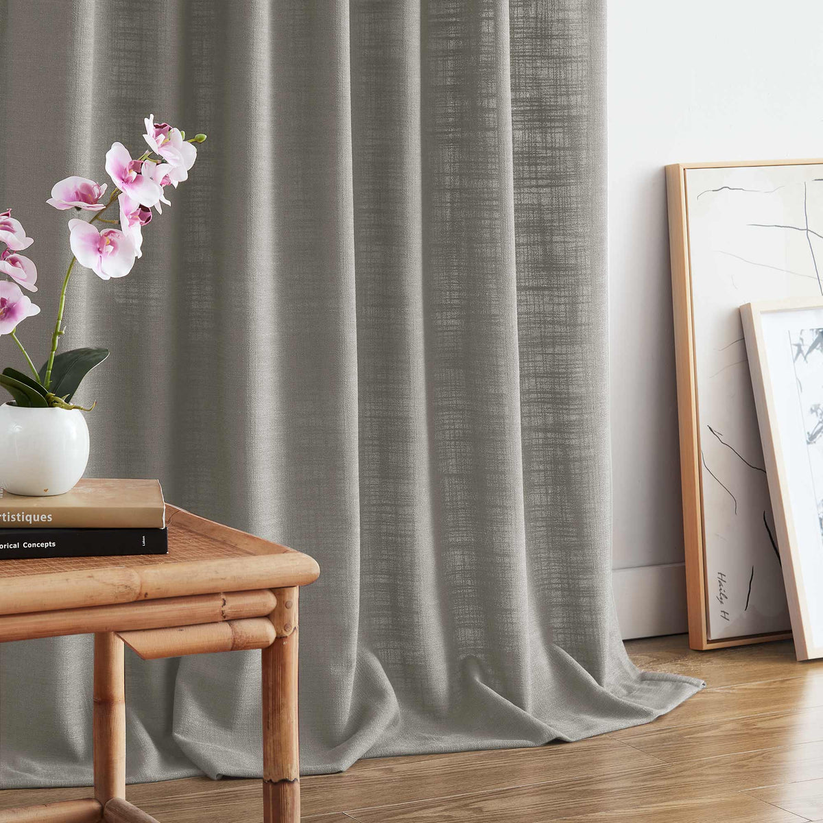 Lesley Linen Blend Curtains