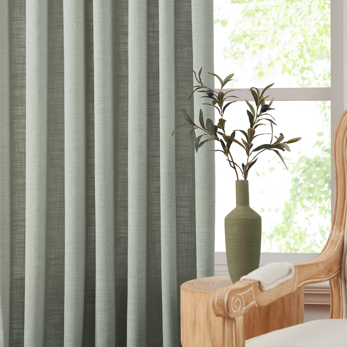 Lesley Linen Blend Curtains