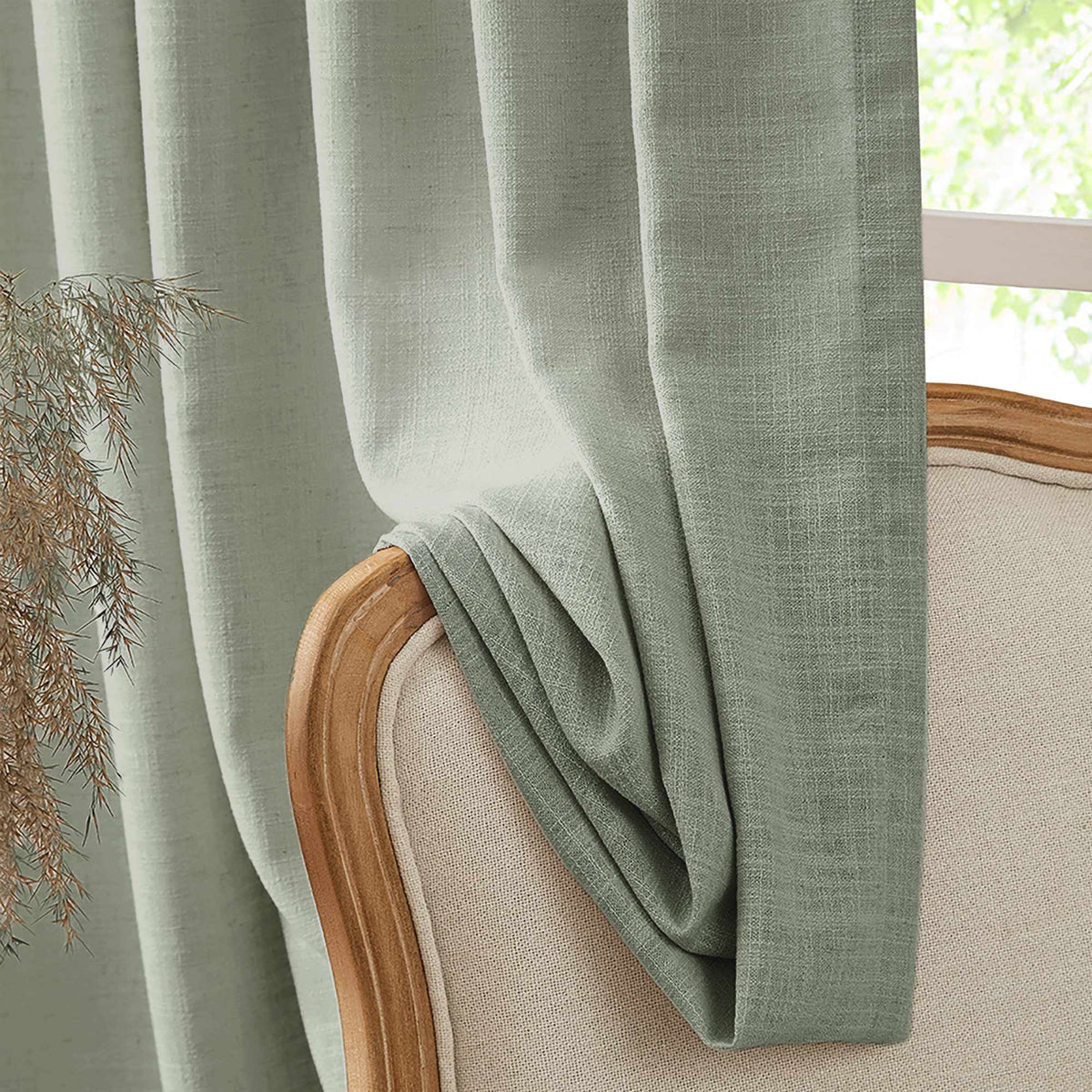 Lesley Linen Blend Curtains