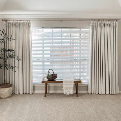 Lesley Linen Blend Curtains
