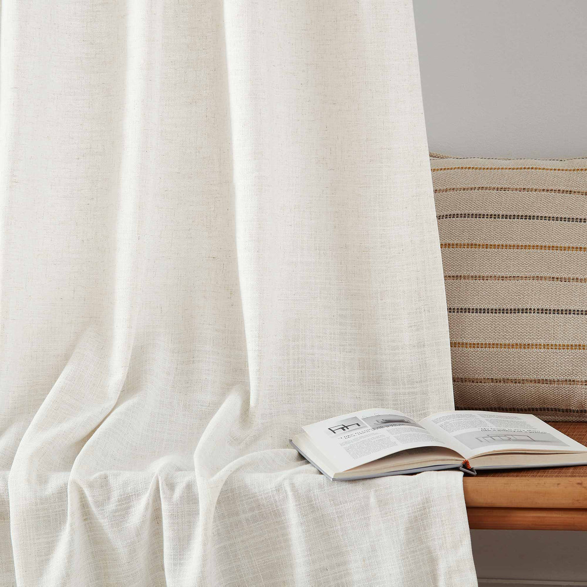 Lesley Linen Blend Curtains