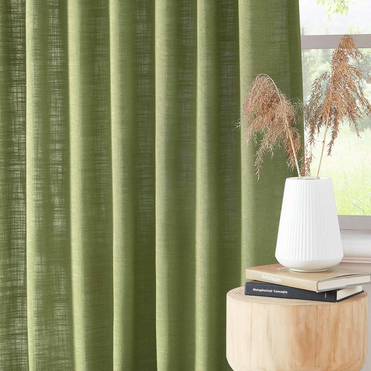 Lesley Linen Blend Curtains