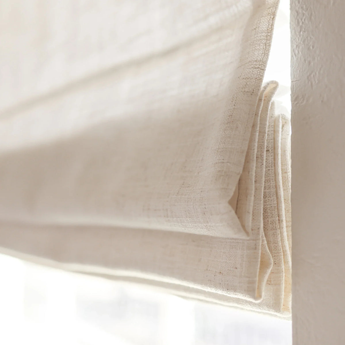 Lesley Custom Linen Roman Shades