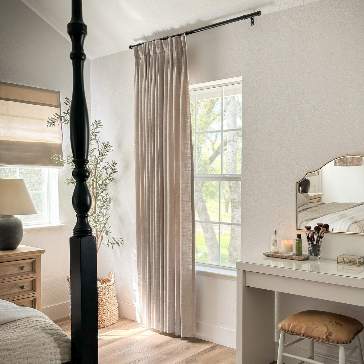 Lesley Linen Blend Curtains