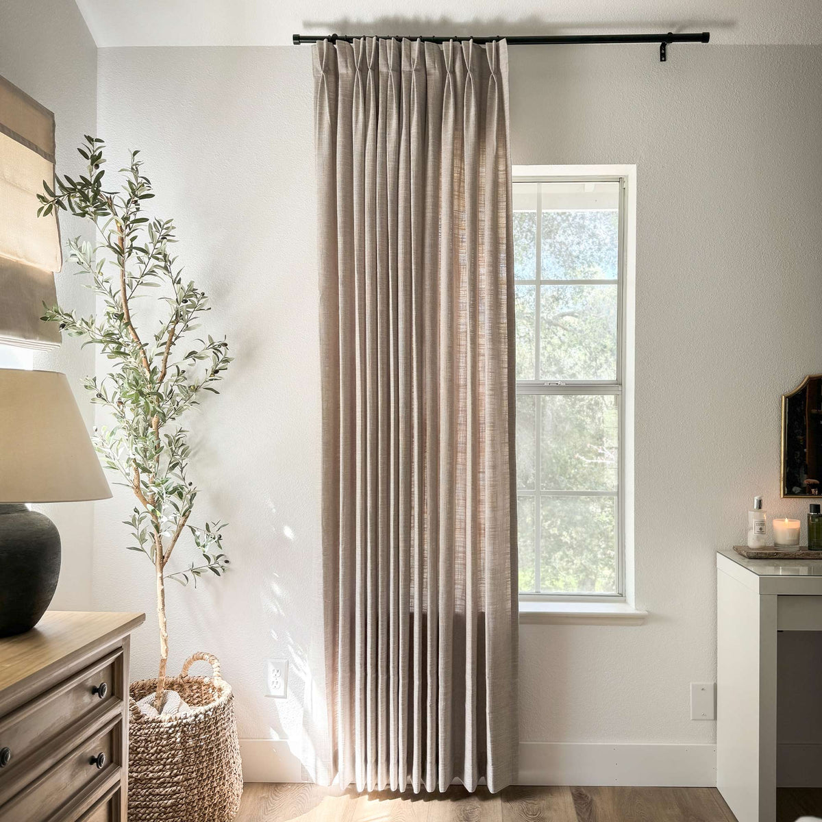 Lesley Linen Blend Curtains
