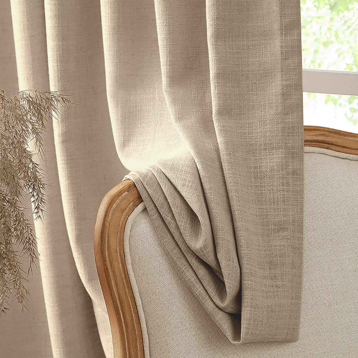 Lesley Linen Blend Curtains