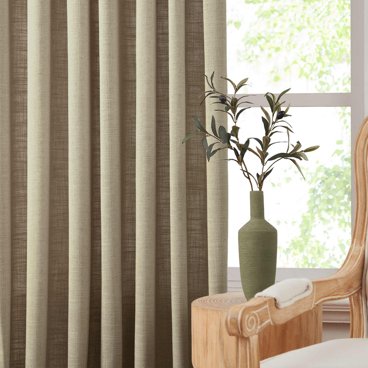 Lesley Linen Blend Curtains
