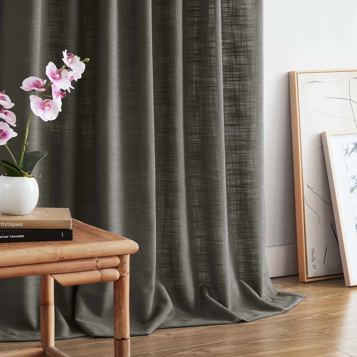 Lesley Linen Blend Curtains