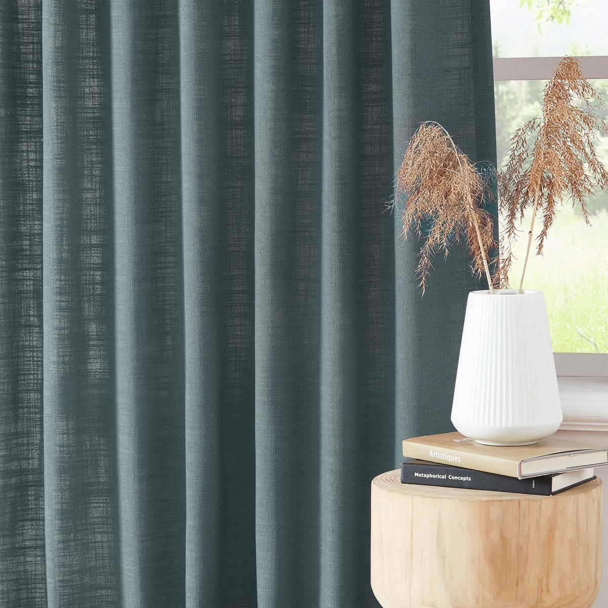 Lesley Linen Blend Curtains