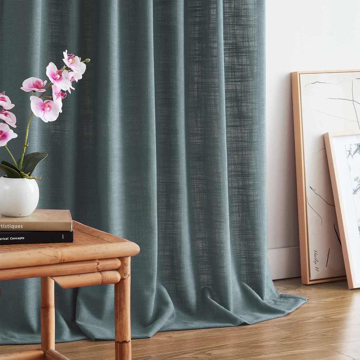 Lesley Linen Blend Curtains