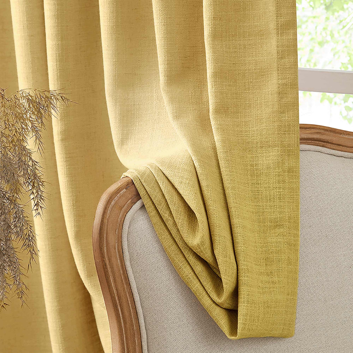 Lesley Linen Blend Curtains