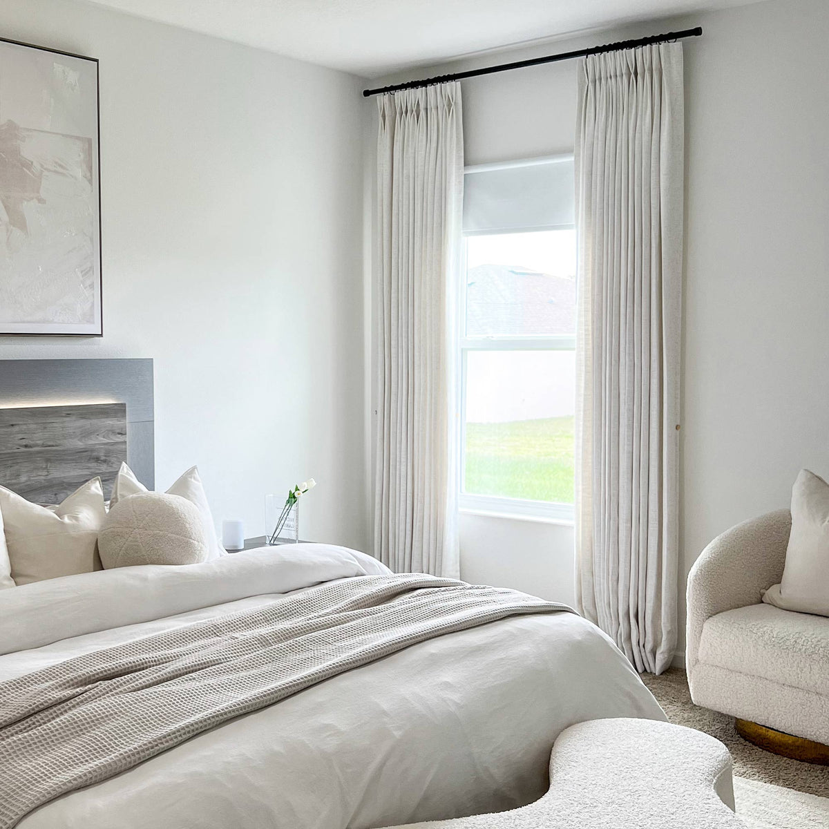 Lesley Linen Blend Curtains