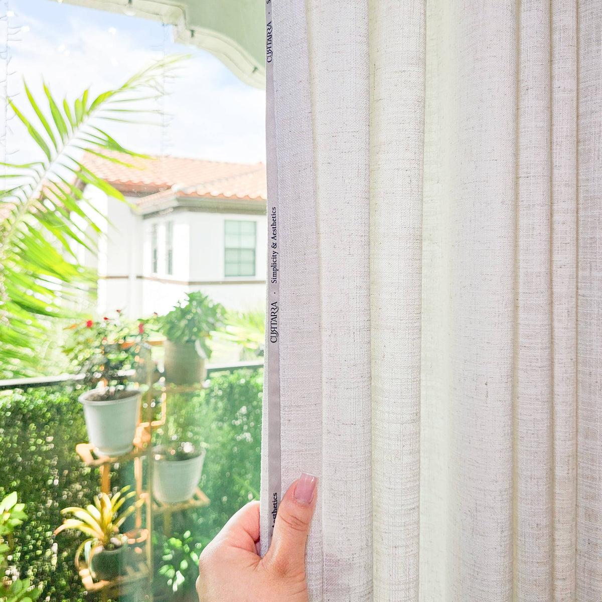 Lesley Linen Blend Curtains