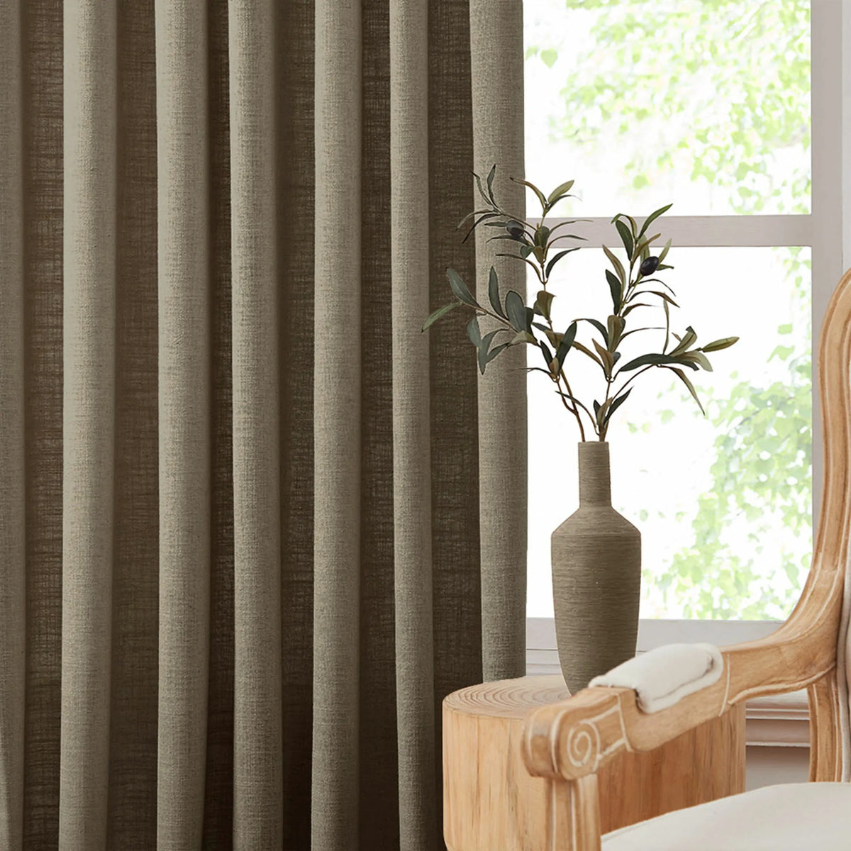 Lesley Linen Blend Curtains