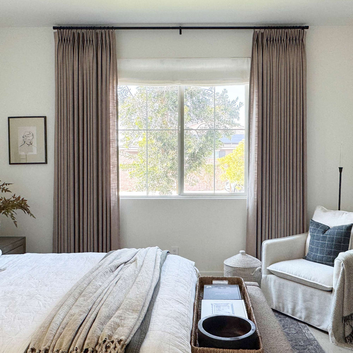 Lesley Linen Blend Curtains