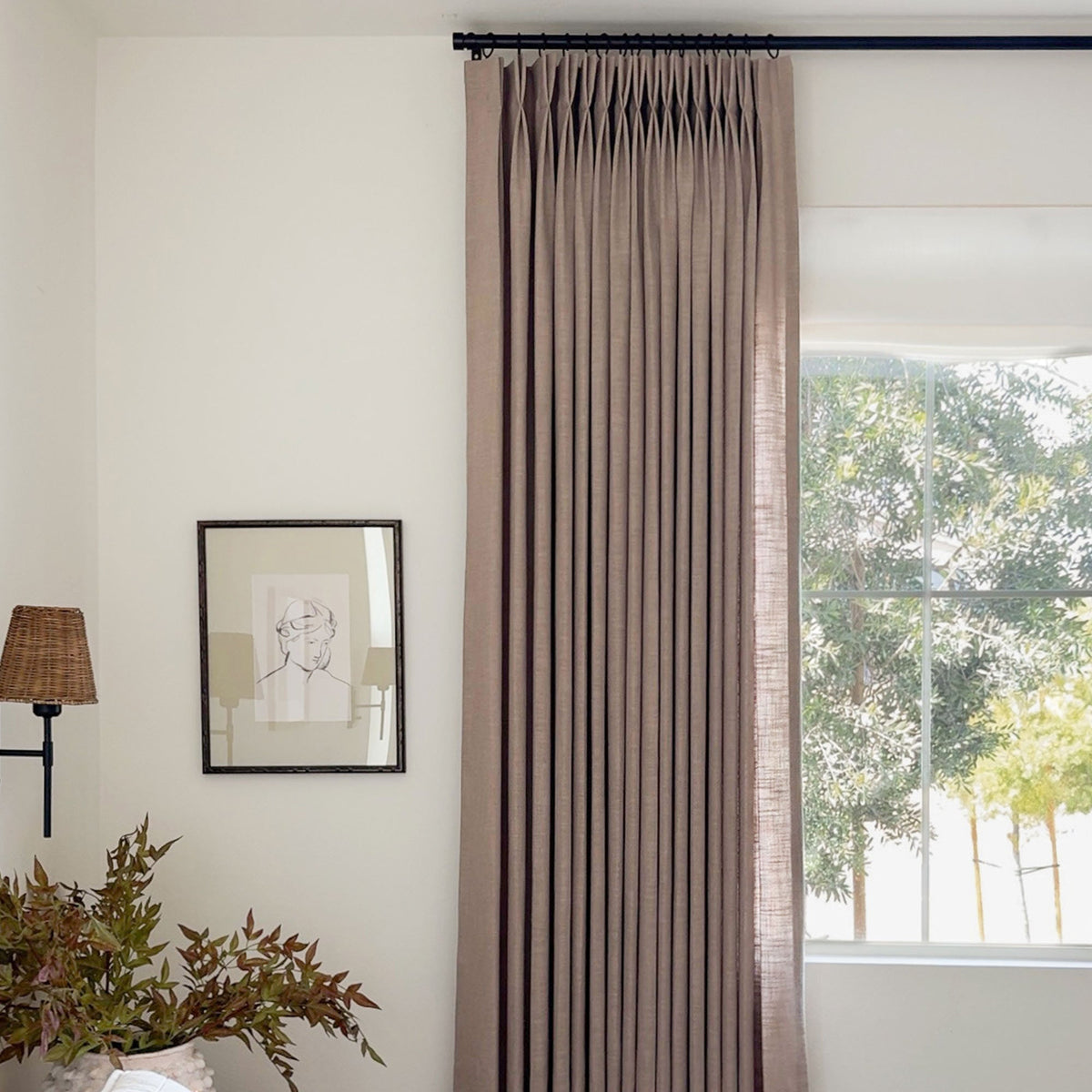Lesley Linen Blend Curtains
