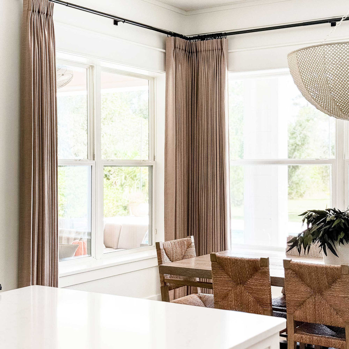 Lesley Linen Blend Curtains