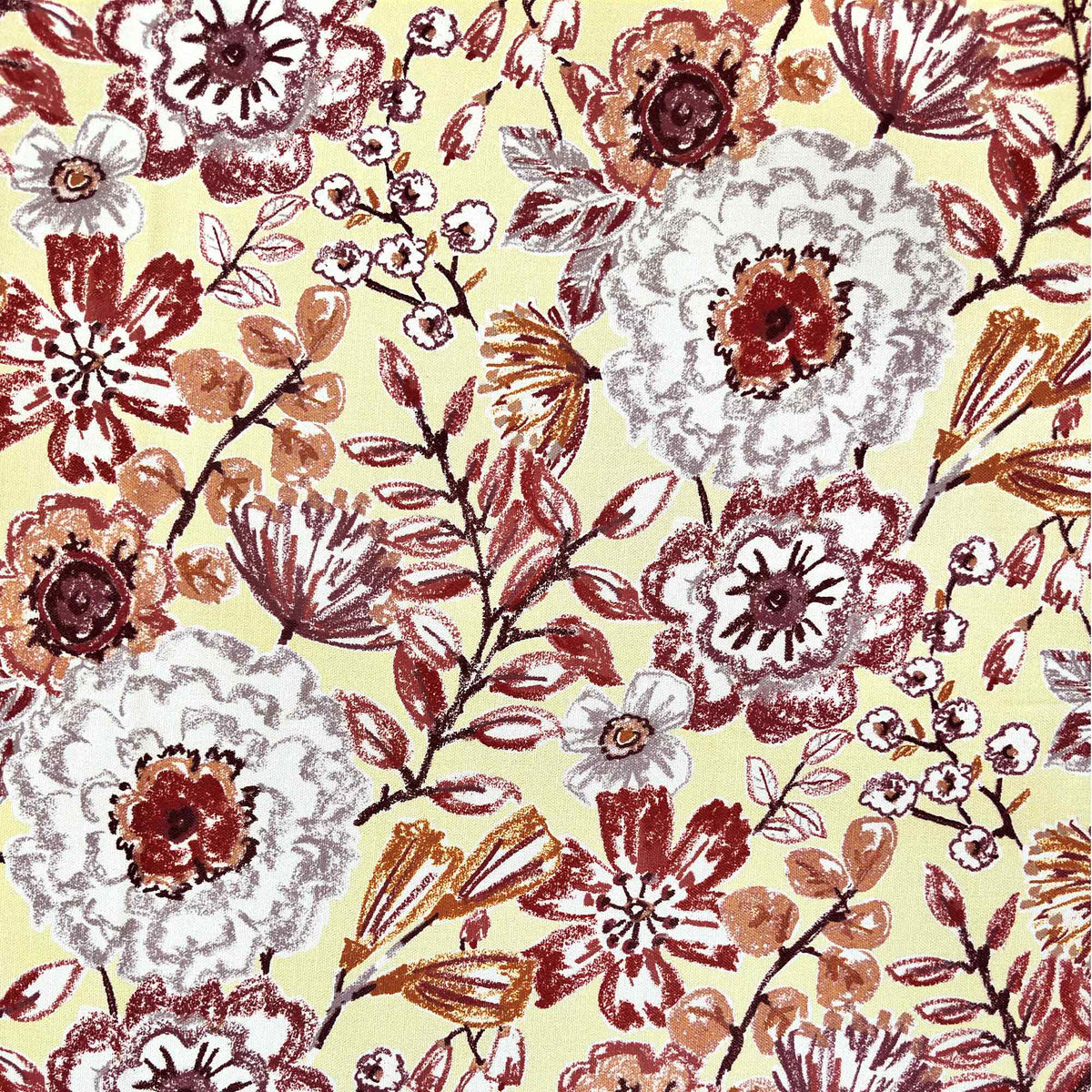 Monica Seasonal Floral Pattern Valances