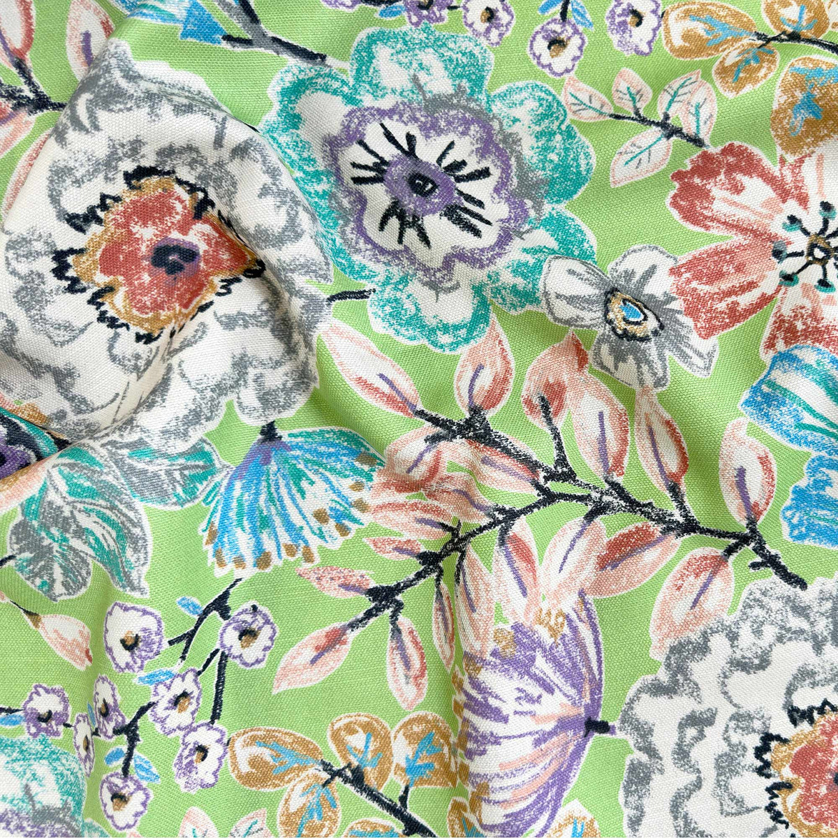 Monica Seasonal Floral Pattern Valances