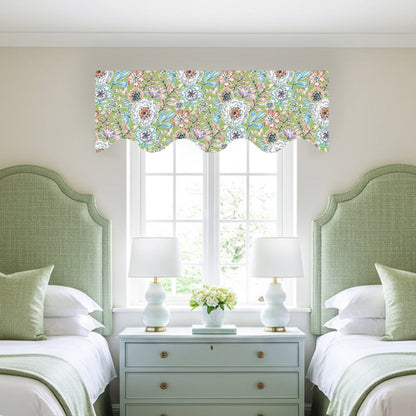 Monica Seasonal Floral Pattern Valances