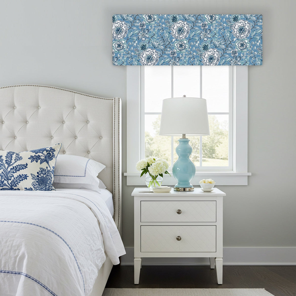 Monica Seasonal Floral Pattern Valances
