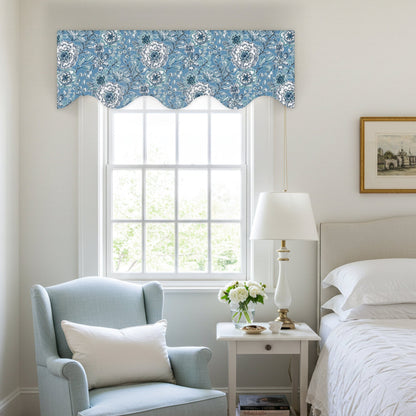 Monica Seasonal Floral Pattern Valances