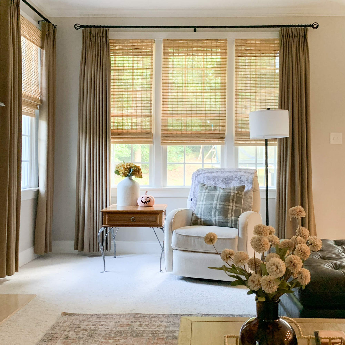 Oakley Cross Linen Texture Curtains