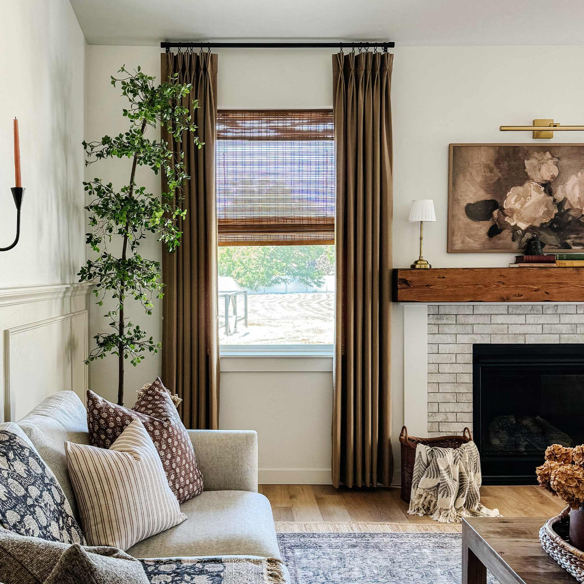 Oakley Cross Linen Texture Curtains