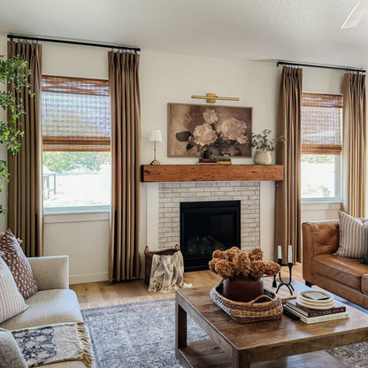 Oakley Cross Linen Texture Curtains