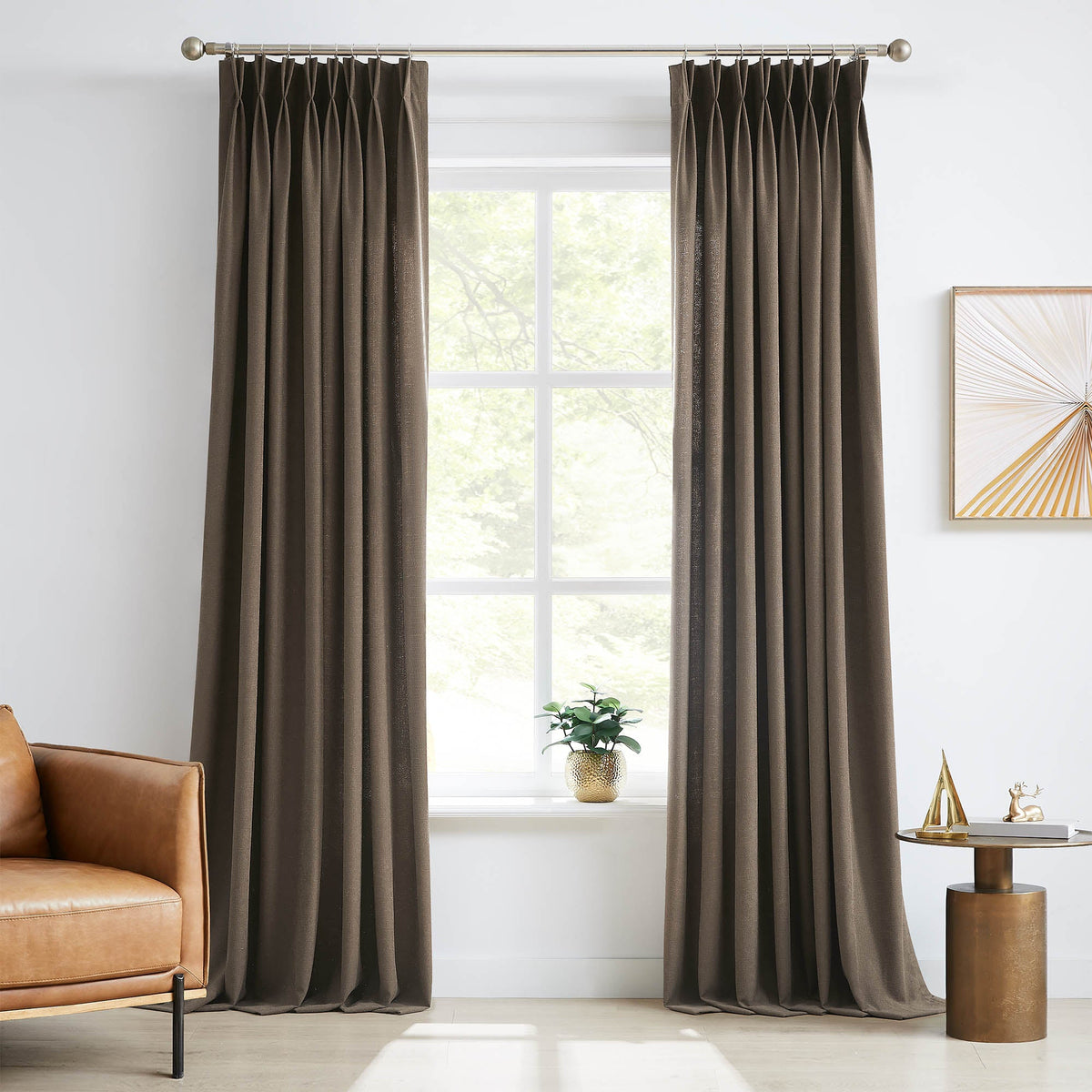 Oakley Cross Linen Texture Curtains