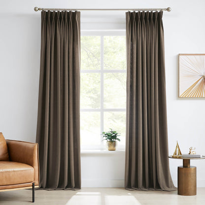 Oakley Cross Linen Texture Curtains